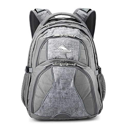 High Sierra Swerve Laptop Backpack, Slate/Woolly Weave, One Size - color: Slate/Woolly Weave