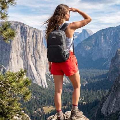 G4Free 20L Lightweight Packable Backpack Travel Hiking Daypack Foldable Backpack for Men Women - color: A-black