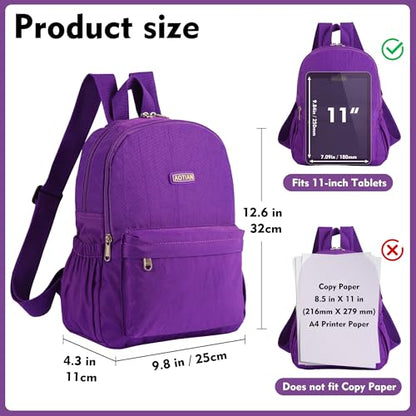 AOTIAN Lightweight Small Hiking Backpack for Women - Durable Water-Resistant Daypack for Travel, Camping & Outdoor Adventures - color: Purple-small