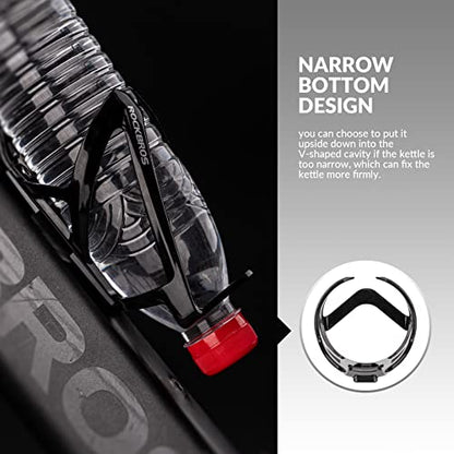 ROCKBROS Bike Water Bottle Holder Ultra-Light Bicycle Bottle Cages with Screws Tool, Universal Bike Cup Holder Rack for Road MTB Bikes… - color: Black, size: Standard