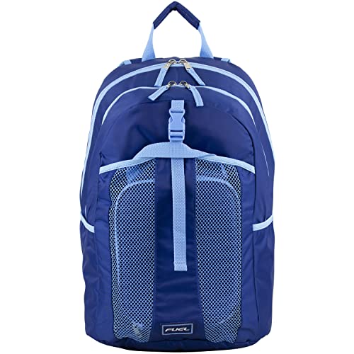 FUEL Lunch Backpack Set Student Water Resistant Bookbag Bag Soft Reusable Insulated Cooler Lunch Box Thermal Travel Office Lunch Bag, Lazuli Blue - color: Lazuli Blue