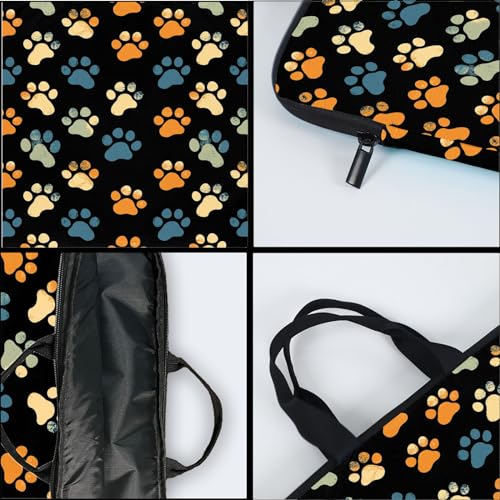 15-Inch Laptop Sleeve – Stylish, Lightweight, Shockproof, Water-Resistant Case for Lenovo, HP, Dell, Asus Notebooks - Cute Dog Paw Print - color: Cute Dog Paw Print