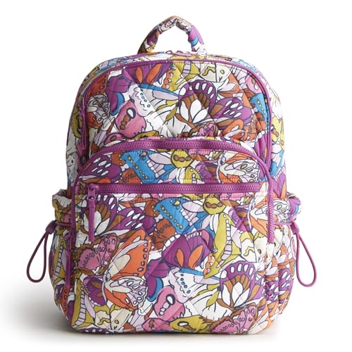 Vera Bradley Women's Featherweight Large Bancroft Backpack, Flutter, One Size - color: Flutter
