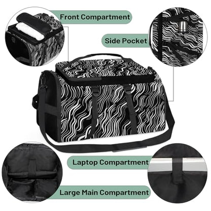Gym Backpack, Water Resistant Carry-On Bag with Padded Shoulder Straps