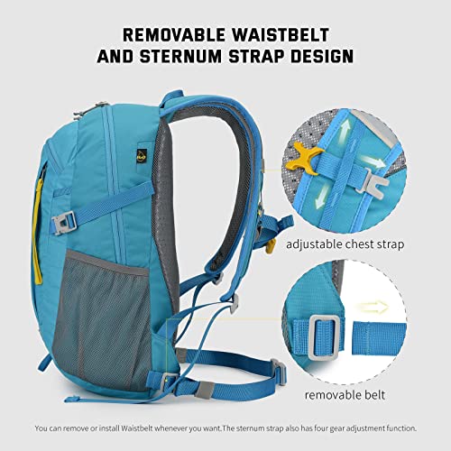 SKYSPER Small Hiking Backpack, 20L Lightweight Travel Backpacks Hiking Daypack for Women Men - color: Lantc20-skyblue, size: 20l