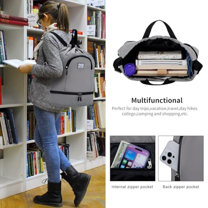 Kamo Drawstring Backpack Bag - Sport Swimming Yoga Backpack with Shoe Compartment, Two Water Bottle Holder for Men Women Large String Backpack Athletic Sackpack for Travel - color: Light Grey