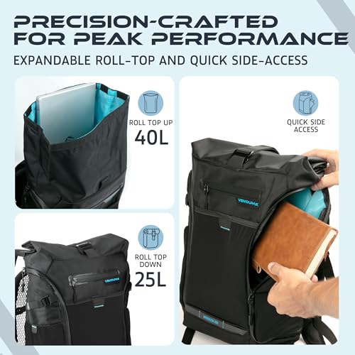 Breeze 25L Ventilated Rolltop Backpack – Frame Supported