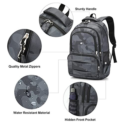 rickyh style Kids Lightweight Durable Elementary Student School Backpack - color: 22shenhui