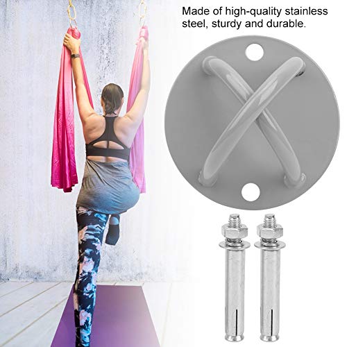 Ceiling Anchor Wall Mount Bracket, Yoga Trapeze Ceiling Hooks and Battle Rope Anchor Ceiling Mount, Suspension Straps Yoga Swing Brackets Resistant Trainer, Fixed Plate Expansion Screw Mount