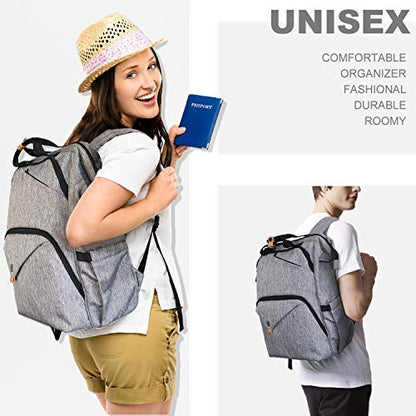 Hap Tim Laptop Backpack, Travel Backpack for Women,Work Backpack (7651-BG) - color: Blue Grey