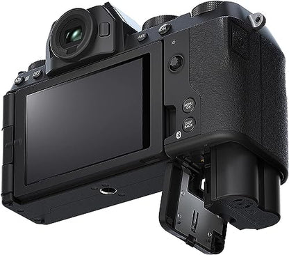 FUJIFILM X-S20 Mirrorless Camera with 15-45mm Lens + 64GB Memory Card + 4K Monitor + LED Light + Corel Photo & Video Editing Software + Backpack Bag + Tripod, Ideal Vlogging Camera Kit (16pc Bundle)