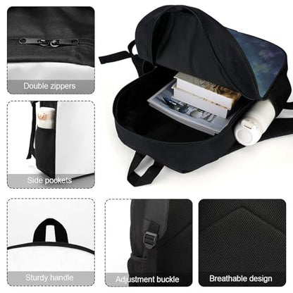 Travel Laptop Backpack Slim Durable Lightweight Back Pack Cute Cute Sea Animal Manatee Small Backpack For Women Men - color: Cute Sea Animal Manatee