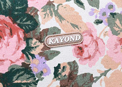 Kayond Canvas Water-Resistant 14 Inch Laptop Sleeve case for 14.1inch Notebook Compute (14-14.1 inch, White Camellia) - color: White Camellia, size: 14-14.1 inch
