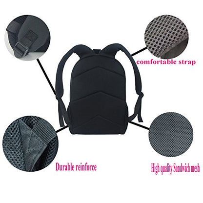 Football Backpack Combustion Pattern School Bookbags for Kids - color: Soccer 2