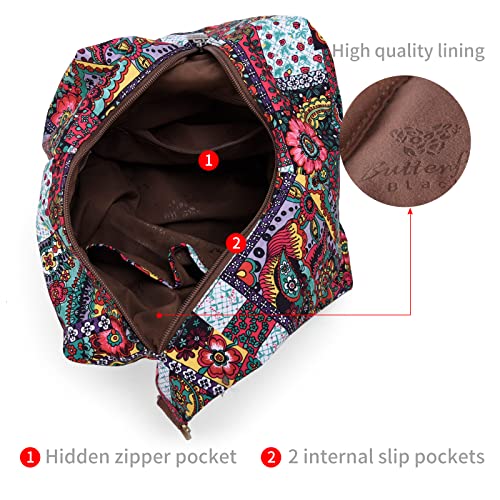 Black Butterfly Premium Backpack for Women, Bohemia Style Fashion Casual Daypack Backpack, Small Backpack Purse (05-brown) - color: 05-brown