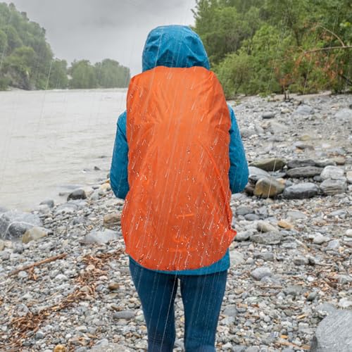OKYUK 70L Hiking Backpack, Camping Hiking Back Pack, Water Resistant Lightweight Mountain Climbing Bag, Outdoor Camping Sport Daypack with Rain Cover, for Travel, Touring, Cycling (Navy Blue, 70L) - color: Navy Blue