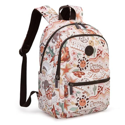 Montana West Backpack for Women Western Travel Backpack Purse Casual Daypack for Laptop College - color: Aztec Cactus