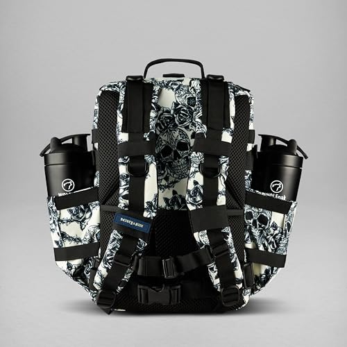 WOLFpak 35L Athletic Gym Backpack (Buried In Ink) Durable 1000D Waterproof Oxford Material with MOLLE Webbing, Laptop Pocket & Dual Cup Holders, Durable Fitness/Travel/Military Daypack - color: Buried in Ink