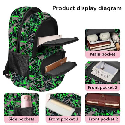Casual Lightweight Backpacks for Boys & Girls, School Bookbags, 15 "Laptop Backpack, Travel Bag (213tylv) - color: 213tylv