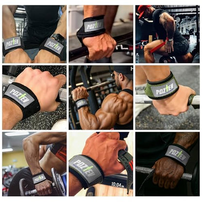 Lifting Straps for Weightlifting, Deadlifts & Pull-Ups – Non-Slip, Heavy-Duty Wrist Strap for Men & Women - 18" Cotton Gym Workouts Straps with Neoprene Padding for Powerlifting, Bodybuilding, Strength Training (Pair)