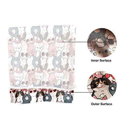 4pcs Waterproof and Reusable Wet Bag Diaper Stroller Water Resistant Swimsuit Travel Toiletries Yoga Gym Washable Carrier Small Medium Large Cat 4 Pack - color: Kittie