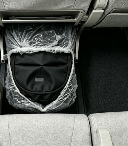 33PCS Disposable Bag Cover for Airplane Under Seat - Backpack Rain Cover, Fit for 25-60L, for Hiking, Air Travel, Commuting