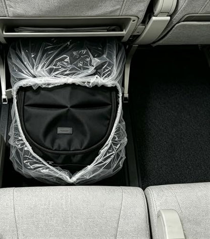 33PCS Disposable Bag Cover for Airplane Under Seat - Backpack Rain Cover, Fit for 25-60L, for Hiking, Air Travel, Commuting