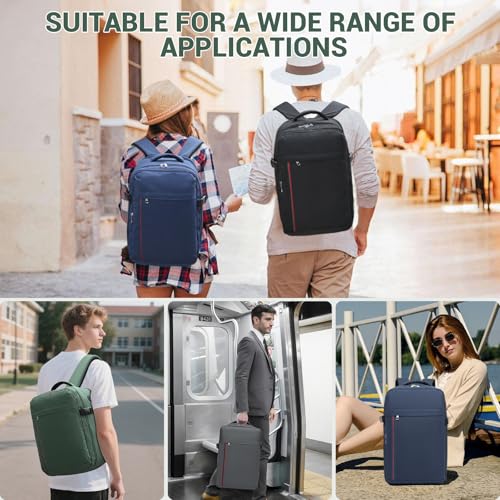 Kono 20L Casual Daypack, 40×20×25 cm, Airline Approved, 15.6" waterproof Laptop Backpack for Men & Women – Green - color: Green