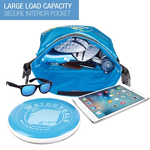 Lewis N. Clark WaterSeals Locking Backpack | Waterproof Bag | Anti-Theft Combination Lock | For Men & Women | Teal - color: Teal