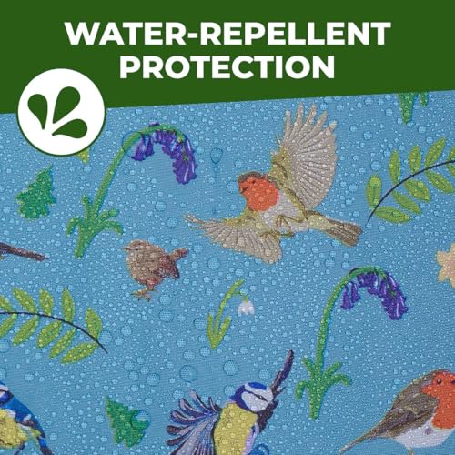 ECO CHIC Hiking Lightweight Packable Backpack - Foldable Daypack for Travel & Hiking & Outdoor Adventures - Waterproof Backpack from Recycled Materials (RSPB Birds Blue) - color: Rspb Birds Blue