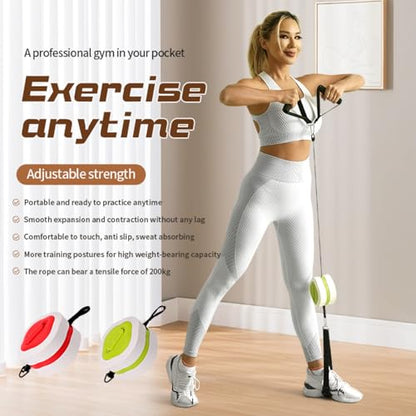 Multi Functional Fitness Equipment for Travel for Office and Business Trips Adjustable Resistance Fitness Pump 3 Speed, Home Comprehensive Training Equipment
