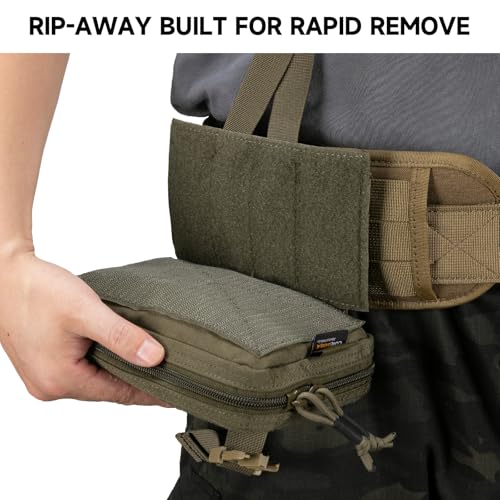 EXCELLENT ELITE SPANKER Tactical Molle Rip Away Ifak Pouch Utility First Aid Pouch Medical EMT Bag - color: Ranger Green