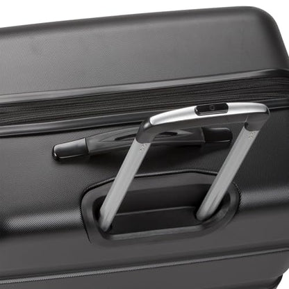 SwissGear 7366 Hardside Expandable Luggage with Spinner Wheels, Black, Carry-On 19-Inch - color: Black, size: Carry-On 19-Inch
