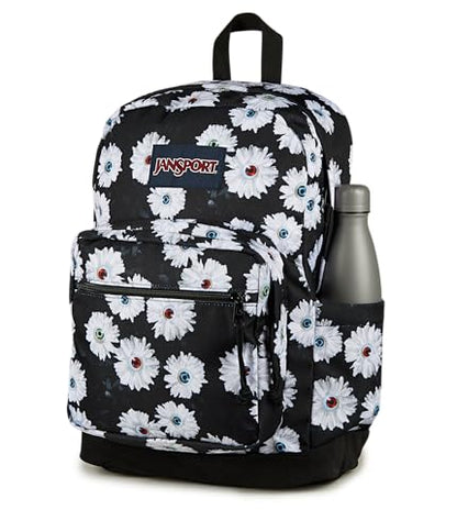 JanSport Right Pack Backpack - Durable Daypack with Padded 15" Laptop Sleeve, Spacious Main Compartment & Integrated Water Bottle Pocket, Eyeball Blossom - color: Eyeball Blossom