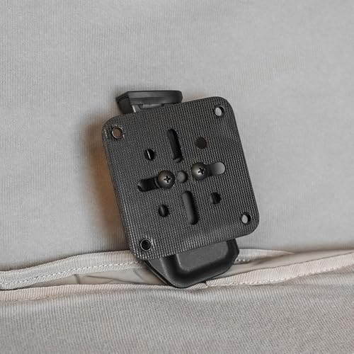 GRITR Kydex Hook & Loop Panel Insert/Adhesive Loop Sheets – Tactical & Military Gear Organizers for Holsters, Mag Carriers, Knife Sheaths, Flashlights, and More - style: Small