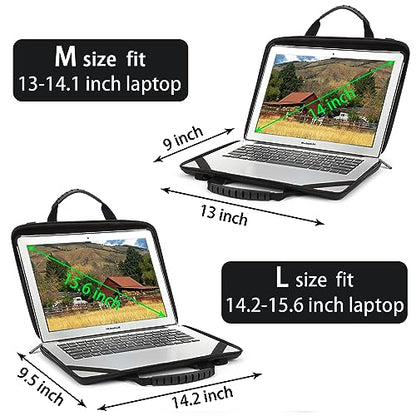 Laptop Case Hard Shell Laptop Bag for Men Women with Shoulder Strap - color: Pink, size: 14.1-15.6 inch laptop case