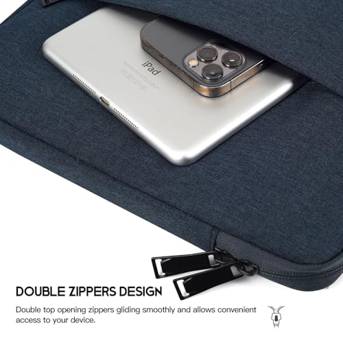 14 inch Waterpoof Laptop Sleeve Case for Dell XPS 15, Insprion 14, Latitude 14, Lenovo Flex 5 14, ideapad 14, HP Chromebook 14, ASUS Vivobook 14, HP Acer Lenovo Dell 14 inch Computer Carrying Bag - color: Navy Blue, size: 14 inch