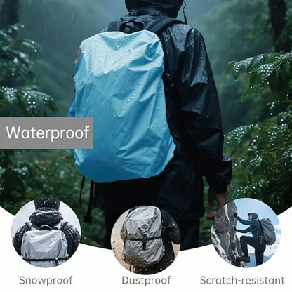 Waterproof Rucksack Cover Backpack Rain Cover 30L-100L for Travel Climbing Hiking (Army Green, 60L-70L) - color: Army Green, size: 60L-70L