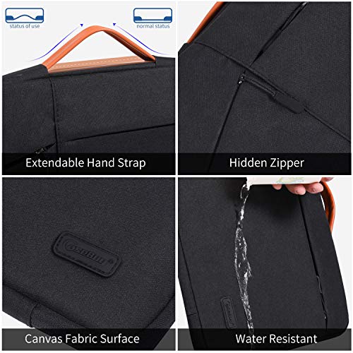 17.3 inch Laptop Case Briefcase Bag for HP 17 17.3 Laptop, HP Pavilion 17/ Envy 17T/ PROBOOK 17, Dell Inspiron 17, Lenovo Ideapad L340 17.3, Acer Aspire 17, ASUS VivoBook 17 Laptop Sleeve,Black - color: Black, size: 17-17.3 Inch