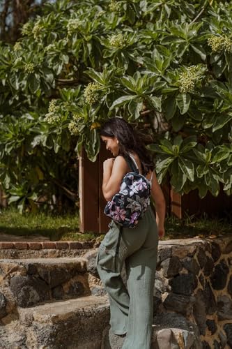 Roxy Women's Always Core Backpack | Travel | Everyday Carry | Beach | Polyester | 8L Capacity - Lei It On Me - color: Lei It on Me