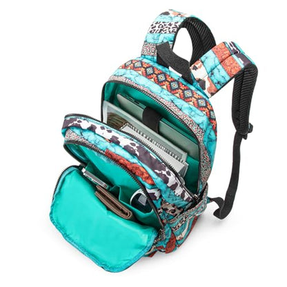 Montana West Backpack for Women Western Travel Backpack Purse Casual Daypack for Laptop College - color: *Boho Leopard