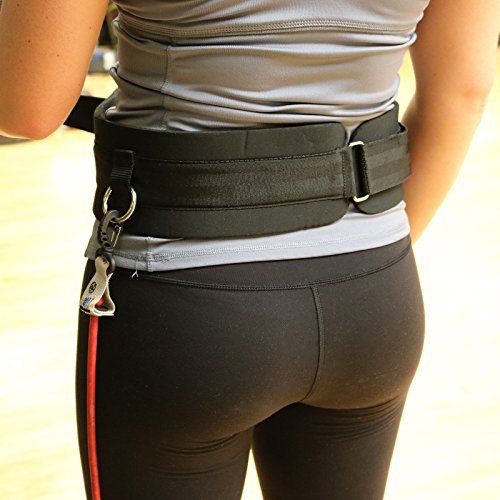 THERABAND Resistance Band Waist Belt Resistance Trainer, Attachment for Resistance Bands and Tubing, Fitness Training for Quicker Hands, Faster Feet, Toning Muscles, Speed and Agility Training - size: Medium-Large