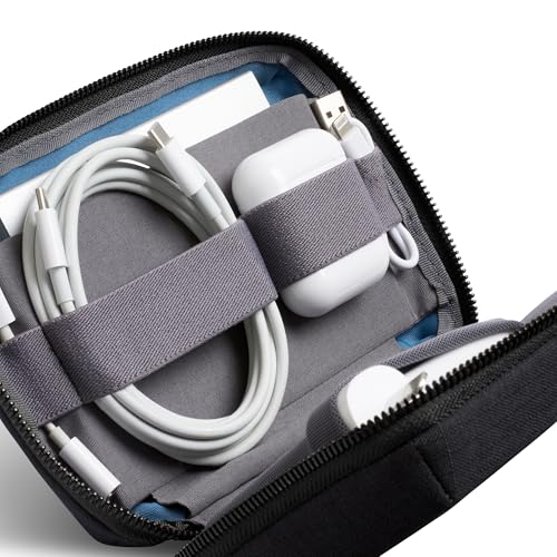 Bellroy Tech Kit Compact (Charger, Cables, Mouse, powerbank, USB Keys, dongles) - Black - color: Black