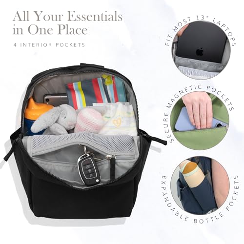 RED ROVR Mini Roo Lightweight Backpack | 6 pockets for everyday essentials (Sage) - color: Sage
