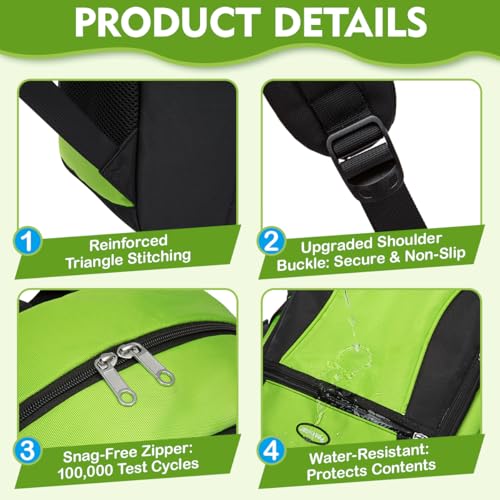 Boys School Backpack for Kids Teen Elementary Middle High Grade School Senior Year Youth Teenage Girls Child Bookbag Big Boy Tween College Student Schoolbag with Laptop 18" - color: Green
