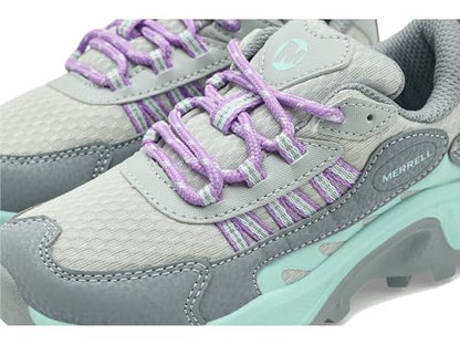 Merrell Kids' Stowe Low - color: Grey/Aqua, size: 7 Big Kid