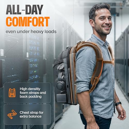 EVERKI Business 120 Pro 2 Laptop Backpack 40L W/Rain Cover Mesh Accessories Pouch & Quick Release Magnetic Keychain-2 Travel Laptop Compartments Fit Up To 18.4"RFID Pocket Patented Corner Protection - style: Business 120 Pro