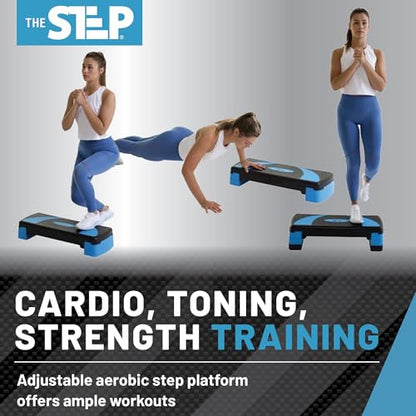 The Step Aerobic Platforms for Home Workout Steppers for Exercise - style: Large