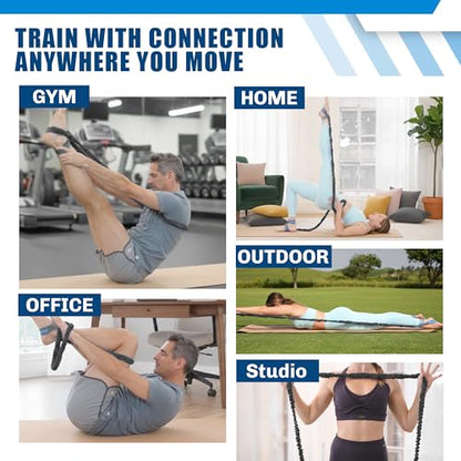 Konnections Fabric Covered Resistance Band Revolutionary Pilates Enhancement Tool for Strength, Flexibility and Precision