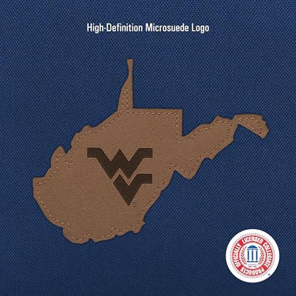 JanSport NCAA Officially Licensed Backpack, West Virginia Mountaineers, Right Pack with Padded 15-Inch Laptop Sleeve, Spacious Computer Bag, Durable Daypack with Bottle Pocket & Haul Handle, Navy